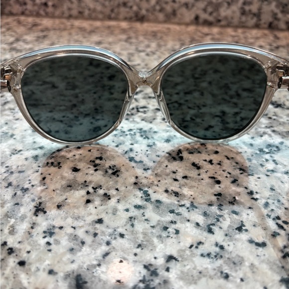 Christian Dior Diorama2 Silver Metallic Mirrored Sunglasses Cat Eye - Picture 15 of 15